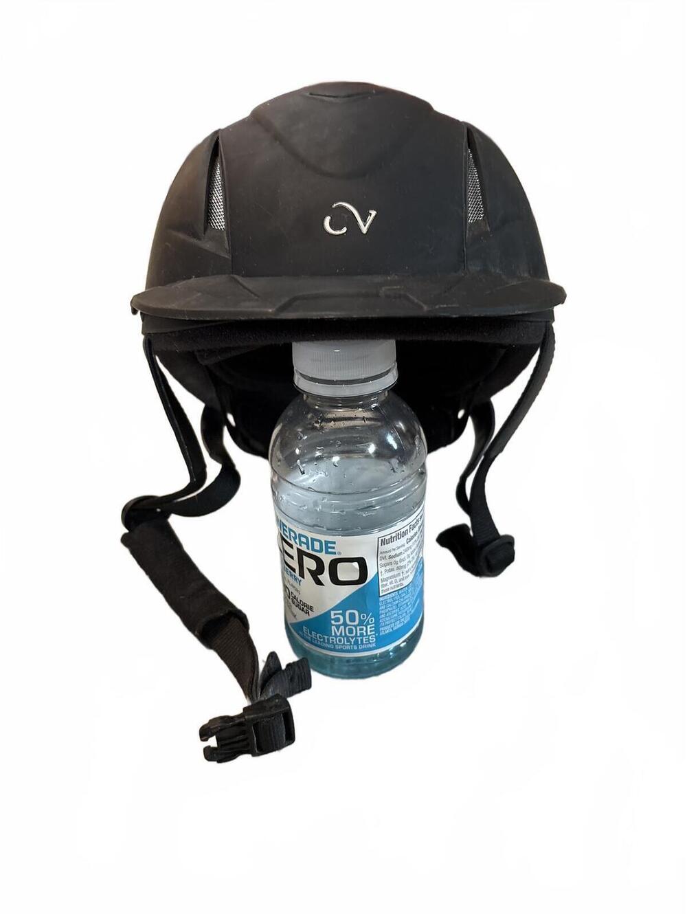 Ovation Deluxe Schooler Equestrian Black Horse Riding Helmet - S/M